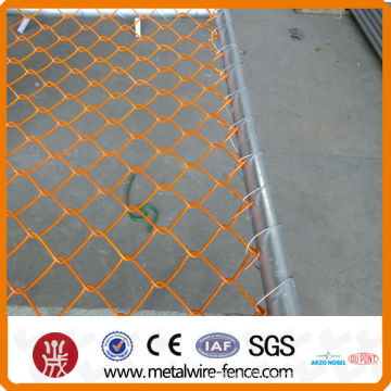 60*60mm Galvanized/PVC coated Removable chain link fence